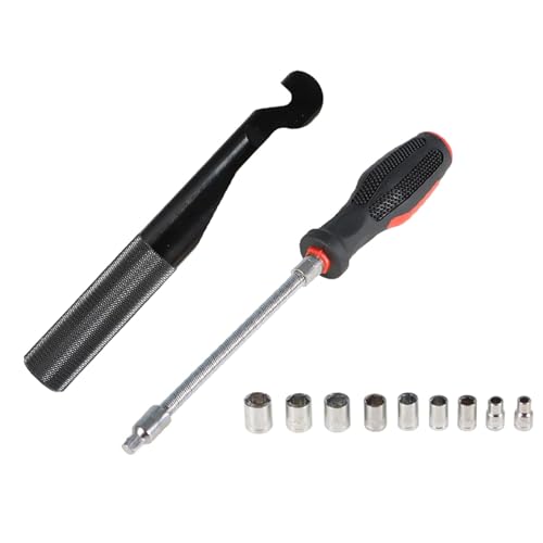 Image of WFLNHB Belt Changing Tools and Clutch Cover Removal Tool | with Reversible Socket Replacement for Polaris 800 900 S 1000 XP XP4 General 1000