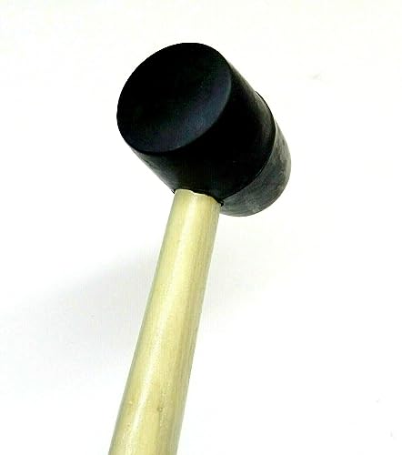 Rubber Mallet 8 oz Hard Rubber Hammer Jewelry Making Metal Forming Tool