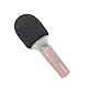 KIDYWOLF - Mikrofon Bluetooth mit Licht rosa