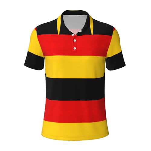 T-shirt décontracté quotidien golf homme drapeau allemand