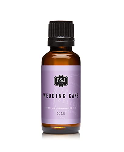 Image of P&J Fragrance Oil - Wedding Cake Scent, 30ml - Candle, Soap, Diffuser Oil