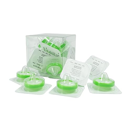Image of PEKYBIO Sterile Syringe Filter PES Hydrophilic Filtration 0.22μm Pore Size, 33mm Membrane Diameter for Lab, Pack of 10