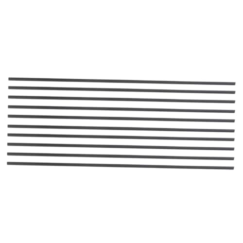 NUOBESTY 10 Graphite Stir Rods High Purity Long-Lasting for Casting Chemical and Electronics Use
