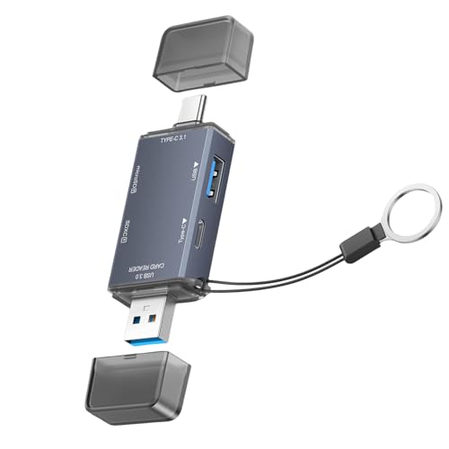 Adaptador OTGS Multifunción USB3.0 con Lector Tarjetas HDMiCompatible Y SD3.0 TF3.0 para Teléfonos Y Cámaras