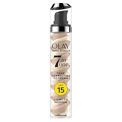 Olay Total Effects Tone Correcting Face Moisturizer with Sunscreen SPF 15, Light to Medium 1.7 Ounces
