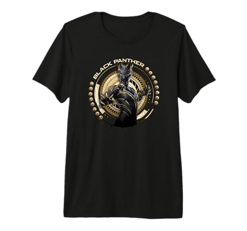 T-shirt Black Panther Wakanda Forever vêtement Marvel imprimé coton