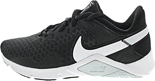 Nike Women's Cross Training Sneaker, Black White Pure Platinum, 10.5