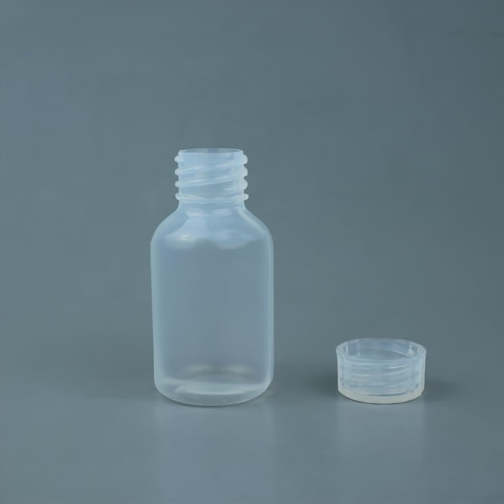 NJbinglab 2PCS PFA 100ml Narrow Mouth Bottle, Laboratory Plastic Reagent Bottle for ICP-MS Geochemistry, Low Background Value