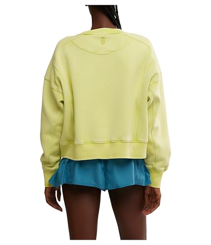 Free People Women's Intercept Pullover, Highlighter3