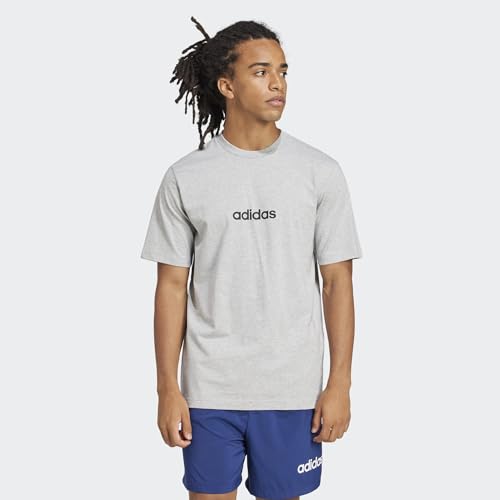 Image of adidas Mens T-Shirts | M LIN SJ T | Grey |
