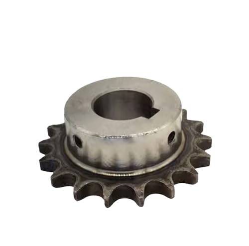 Bevel Gear Pinion Hardware Mechanical 1pc 12 Teeth 08B Industrial Drive Sprocket Wheel 45# Steel Chain Gear 12T Keyway Bore 12 14 15 16 17 18 19 20 22 25mm(15mm (Keyway 5mm))