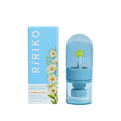 Ririko Sweet Caramel Body Refreshing Mist Charming Sexy Feminine Care 35ml
