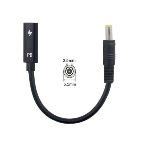 Amazon.co.jp: USB PD トリガーケーブル DC 18V-20V 電源プラグ
