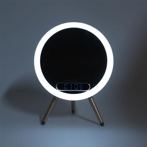 Espejo de Maquillaje LED Redondo con Altavoz Bluetooth miniatura 6