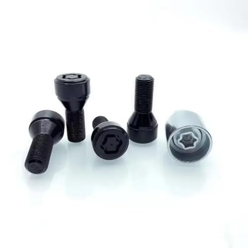 Tornillos de rueda M14 1.25 para BMW Series 5 6 7 y X3 X5 X6 con tuercas de buje métricas