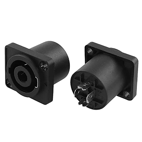 Conector hembra tipo 4 polos para altavoz, pack 2 piezas miniatura 1