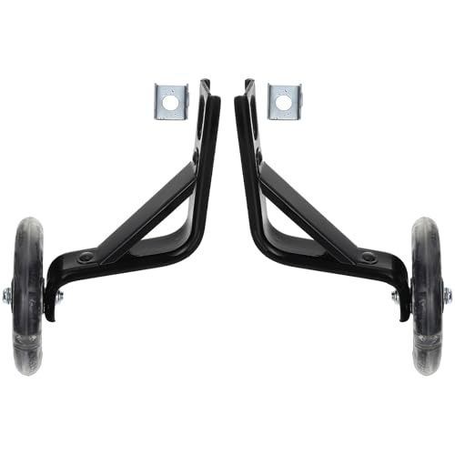 Ruedas de Entrenamiento para Bicicleta con Iluminación LED, Ruedas Estabilizadoras de 14 pulgadas en Negro, Soporte de Equilibrio Protector para Mayor Seguridad al Andar en Bicicleta miniatura 1