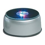 Laser Etched Crystal Cube Light Up LED Base with Adaptor (4 inch)