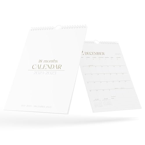 Karto Wall Calendar 2024-2025 - Vertical 11x17 inch Runs Until December 2025 - Boost Your Productivity and Easy Planning with the Aesthetic Monthly Calendar - Stylish
