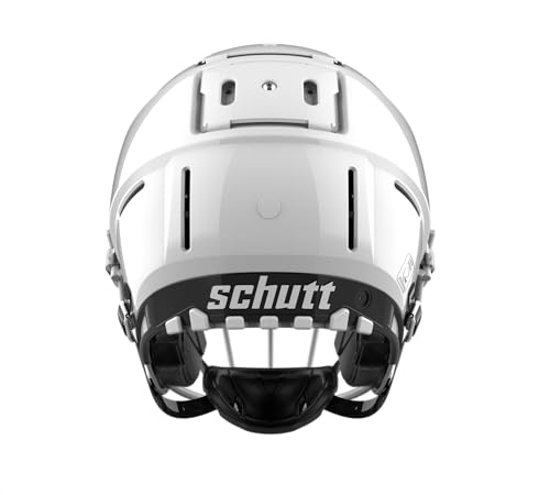 Schutt F7 2.0 Collegiate Football Helmet, ROPO DW NB VC Facemask Attached, Medium, White by Schutt - Image 4