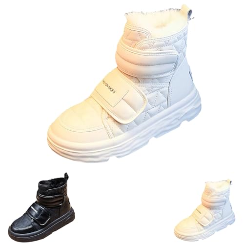 Genérico Botas Plataforma Mitad Mollet Para Mujer Punta Redonda, Mujer Invierno Botas Botas Botas De Nieve Trekking Outdoor, Botín Relleno Botines Caliente Acolchado Bota Antideslizante 2025 Nuevo
