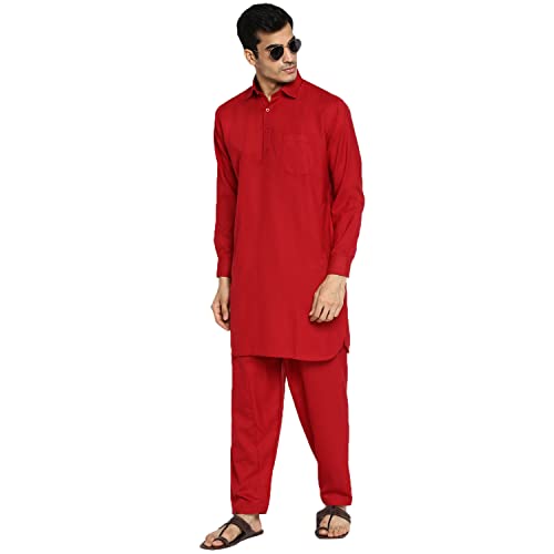 Image of Royal Kurta Men's Cotton Pathani Suit