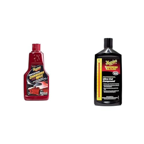 Cera de Carnauba Meguiar's 16 oz + Compuesto 8 oz miniatura 1