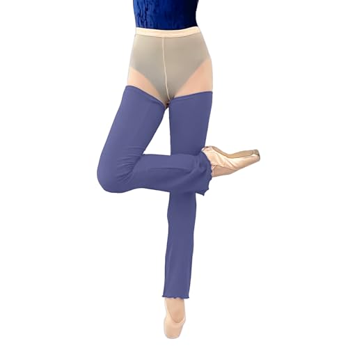 Image of Ballet Flared Leg Warmers 1 Pair 29.5 Inches Over The Knee Elastic At Top For Women