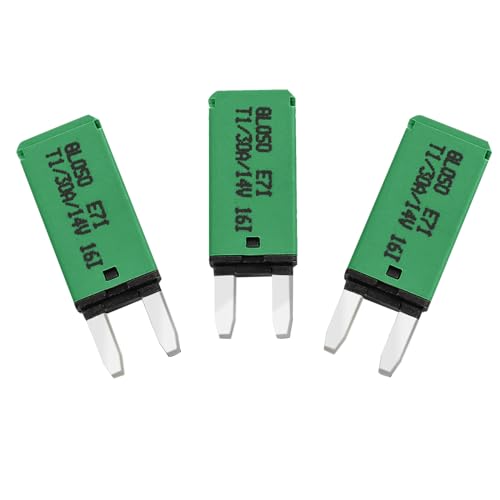 GLOSO Blade Circuit Breaker Mini RV Marine Boat Truck Yacht Auto Reset Audio Solar System Protection ATO ATC 30 Amp 3 PACK E71