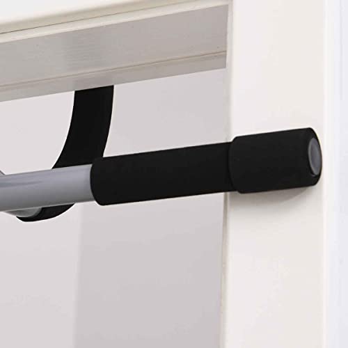 Image of HOMCOM Pull-Up Bar, Steel Construction, Doorway Mount, Black