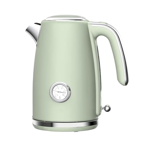 Tetera Eléctrica Inalámbrica 1.7L Acero Inoxidable Verde miniatura 1