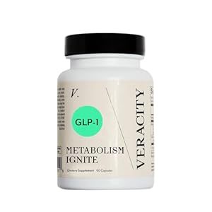 Veracity Metabolism Ignite – Boosts GLP-1 to Reduce Appetite and Cravings for Clinically Proven Weight Loss – Natural GLP-1 & Metabolic Support Supplement – Burns Fat – Side Effect Free – 30 Serving
