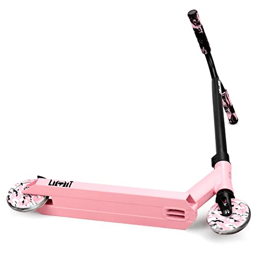 Limit Lmt68 Mini Pro Kick Stunt Scooter-Short And Small Freestyle Trick Scooters For Kids Ages 5 Years And Up-Professional Complete Bmx Scooter Perfect For Beginners Children Boys And Girls Gifts Pink #TOP5