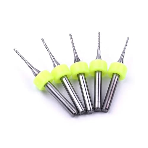 Fraise maïs 0.6mm queue de poisson pour découpe de précision CNC