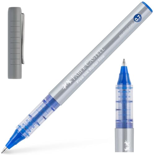 Faber-Castell Free Ink Roller Pen 0.7mm - Blue