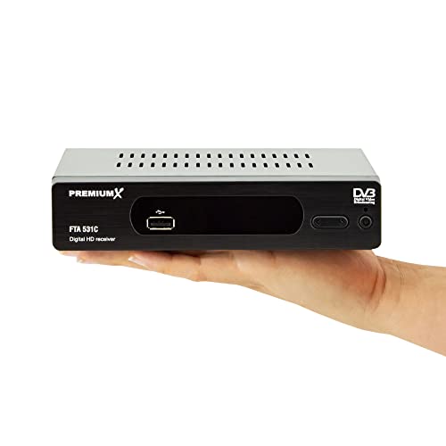 Premium X Kabelreceiver DVB-C FTA 531C Digital FullHD SCART HDMI USB Mediaplayer, TV-Receiver Kabel-Fernsehen – Bild 3