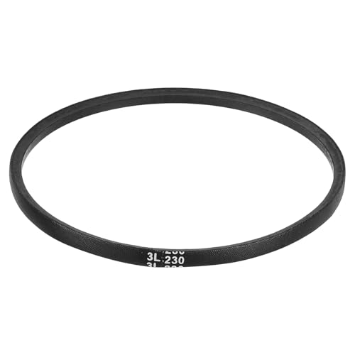 uxcell 3L230 Classic Wrapped Rubber V-Belt, 23"(584mm) Outside Circumference, 3L Profile V Belt 3/8" Width 7/32" Height