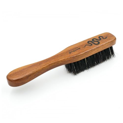 Menesia Boar Bristle Beard & Mustache Brush Small Size