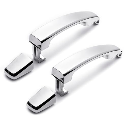 Poignées de porte chromées pour Chevrolet Captiva Sport finition miroir en ABS premium 2 pièces