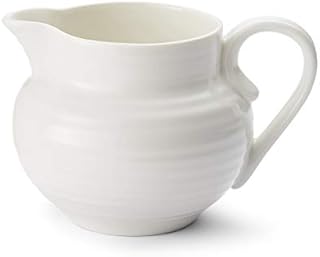 Sophie Conran for Portmeirion Creamer, Porcelain, White, 13 x 11 x 9.3000000000000007 cm