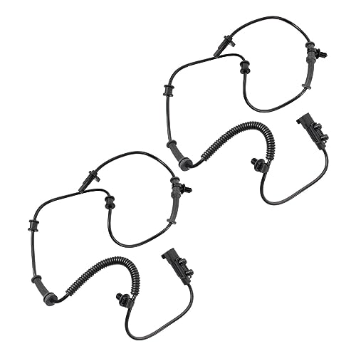 Front ABS Wheel Speed Sensor Set Compatible with 2011-2015 Dodge Durango Jeep Grand Cherokee