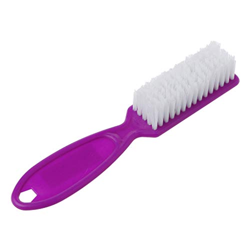 Kcnsieou - Cepillo de plástico para uñas con mango de plástico, para manicura y pedicura, limpieza de polvo, perfecto para manicura y tratamiento de pedicura Cover