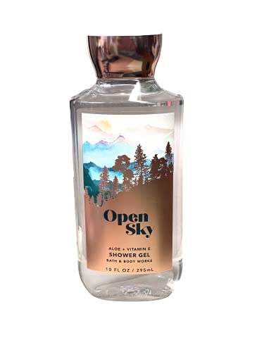 In Fashion Design Bath and body Lotion, Perfume Mist, Shower Gel Fragrance Collection (Open Sky Gel, 10 Ounce)