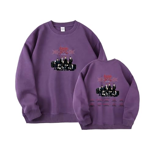 mxywany Dominate Worldtour Sudadera con Capucha de algodón Impreso Premium Highstreet Sudadera Unisex Merch(Purple3,S)