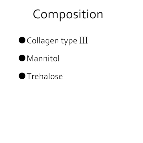 Pó tipo colágeno: proteína ativa, ingrediente cosmético para melhorar a firmeza da pele, reparação d
