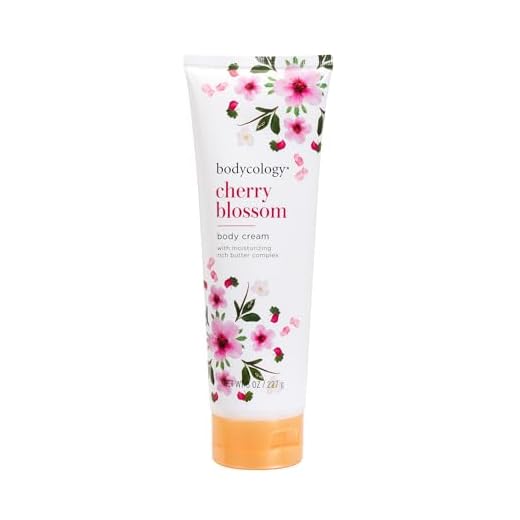 Bodycology Cherry Blossom Moisturizing Body Cream for Women, 8 Ounce (455004106)