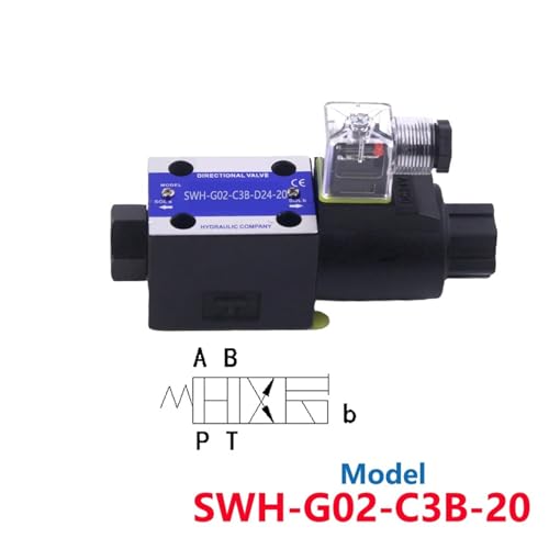 Électrovanne SWH-G02-C3B-20 de commande hydraulique stable