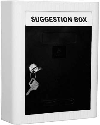Plastic Small Size Letter Box for Home/Mail Box/Letter Box for gate and Wall with Key Lock- Outdoor & Indoor Use- Black Color-image-17