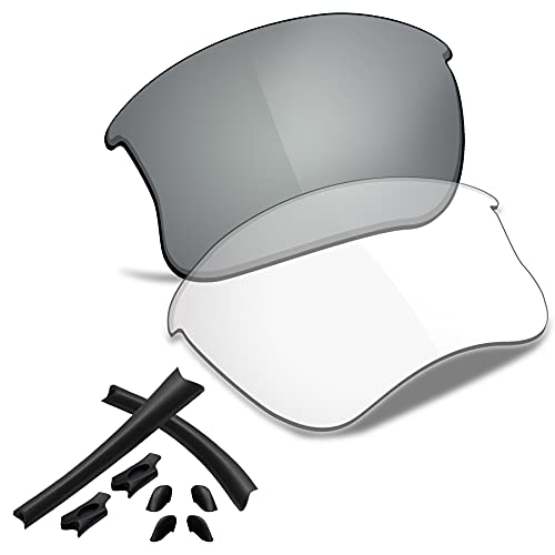 Image of Polarized Replacement Lenses & Rubber Kits for Oakley Flak Jacket XLJ OO9009 Sunglass