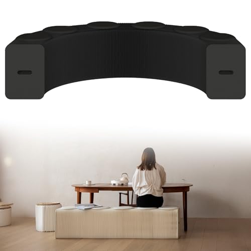 CTREVL アコーディオン 椅子 折りたたみ ペーパースツール 折りたたみ椅子 紙クラフト紙 長椅子 クッション付き 軽量 長さ1.5m/3m/6m 持ち運び簡単 耐久性 省スペース収納 組立不要 持ち運び便利 アコーディオンベンチ 多機能家具 リビング